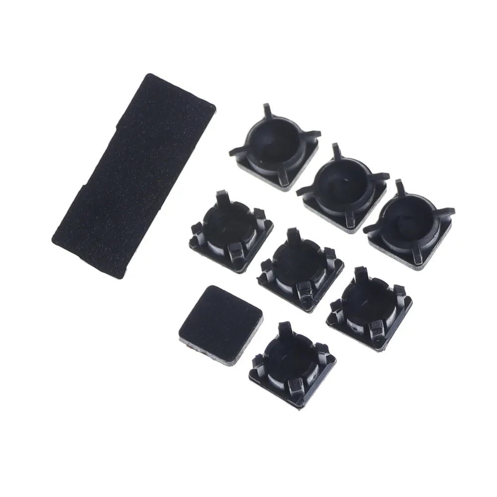 

9pcs Feet & Plastic Button Screw Cap Cover Set For PS3 Slim 2000 3000 Replacement Rubber For Sony Playstation 3 Controller