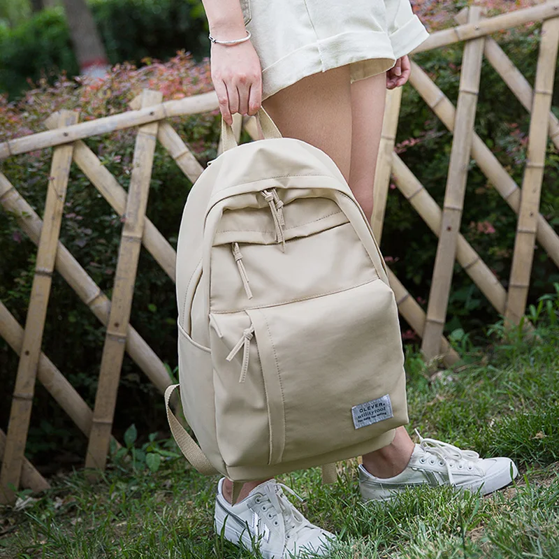

2019 Women Backpack for School Teenagers Girls Vintage Stylish School Bag Ladies Nylon Fabric Backpack Female Bookbag Mochila