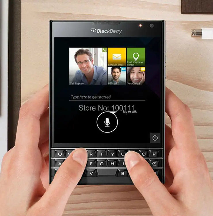 Оригинальный сотовый телефон BlackBerry passport Q30 разблокированный камера 13 МП 3 Гб ОЗУ 32