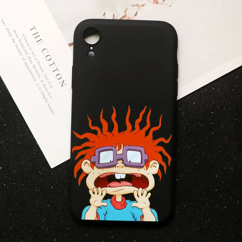 Милый чехол для телефона с героями мультфильмов rugrats reptar для iPhone XR 11 pro MAX чехол XS MAX 5 5S 6 6 S 7 8 Plus Мягкий Силиконовый ТПУ - Цвет: TPU A1616-B