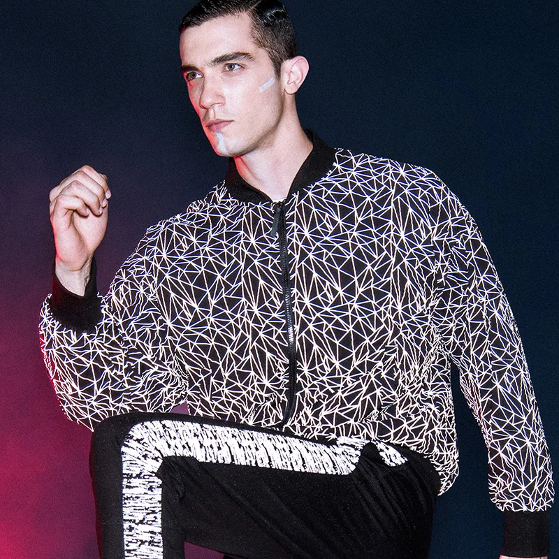 Beverry Fashion Night Reflective Jacket Men Safe Running Men Bomber Jacket Cycling Coat Tactical Jackets Beverry Fashion Night Reflective Jacket Men Safe Running Men Bomber Jacket Cycling Coat Tactical Jackets