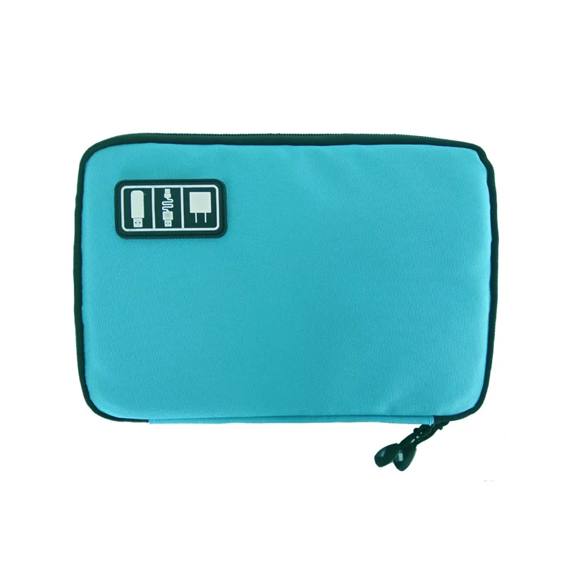 Высококачественная цифровая сумка, дорожная сумка для передачи данных, аксессуары для электроники, сумка-Органайзер для путешествий, чехол для зарядных устройств, кабелей, наушников - Цвет: Синий
