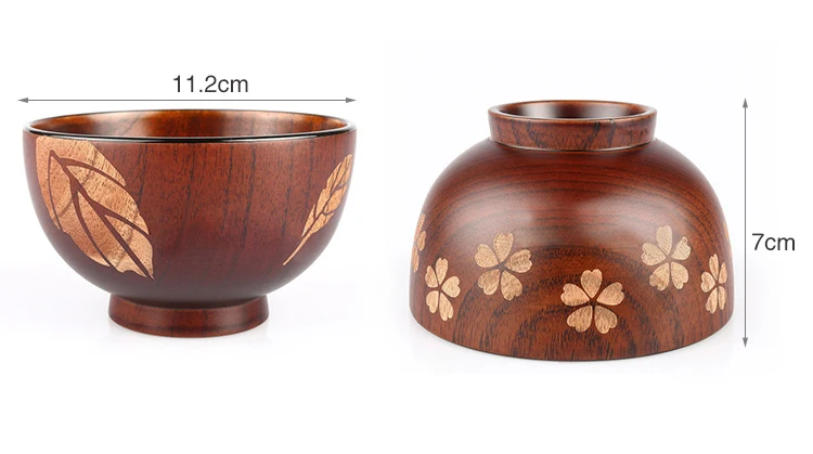 Natural Jujube Wooden Bowls for Kids Small Unbreakable Heat Resistant Mini Wood Rice Soup Feeding Bowl Food Safety Wooden Utensil (6)