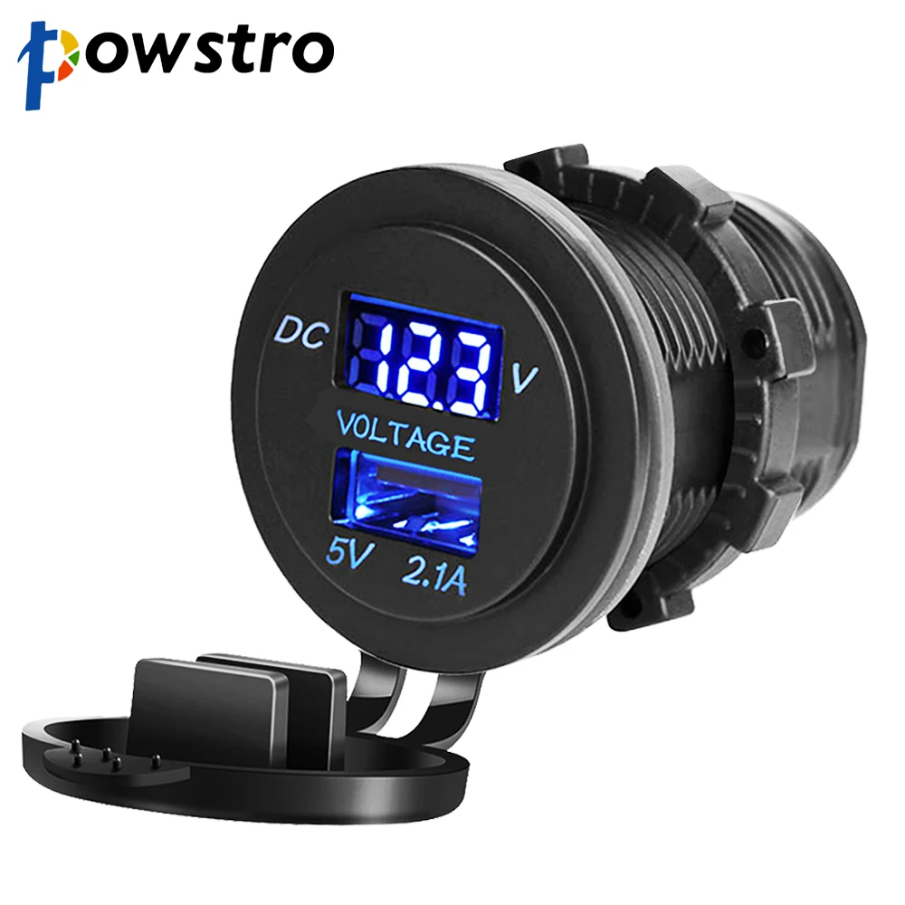 Buy Waterproof 2.1A USB Car Charger Socket Outlet