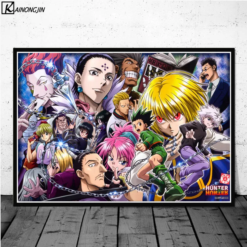 

Hunter x Hunter Art Poster Classic Japanese Anime Posters and Prints Wall Picture Canvas Painting for Home Decoration art