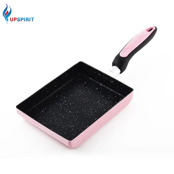 

Upspirit Square Shape Frying Pan Aluminum Alloy Non-Stick Chef Grill Pans Flat Bottom For Non-Stick Coating Pot For Egg And Meat