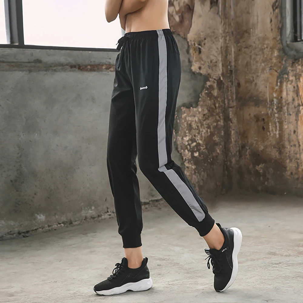 

Women 2019 Loose Yoga Pants High Waist Women Summer Stripe Patchwork Yoga Trousers Baggy Boho Aladdin Harem Pants Gym Mujer