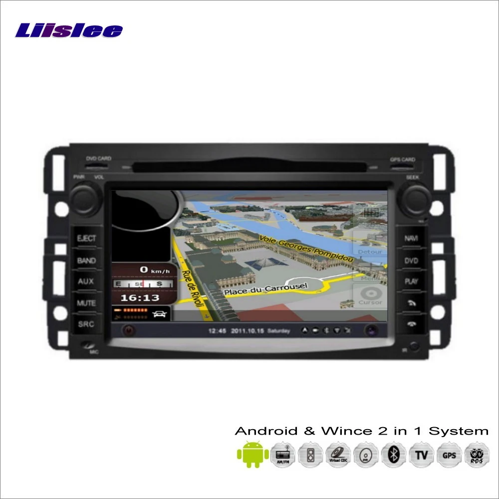 Top Liislee Car Android Multimedia For Chevrolet Suburban Express Traverse Radio CD DVD Player GPS Nav Navigation Audio Video Stereo 1
