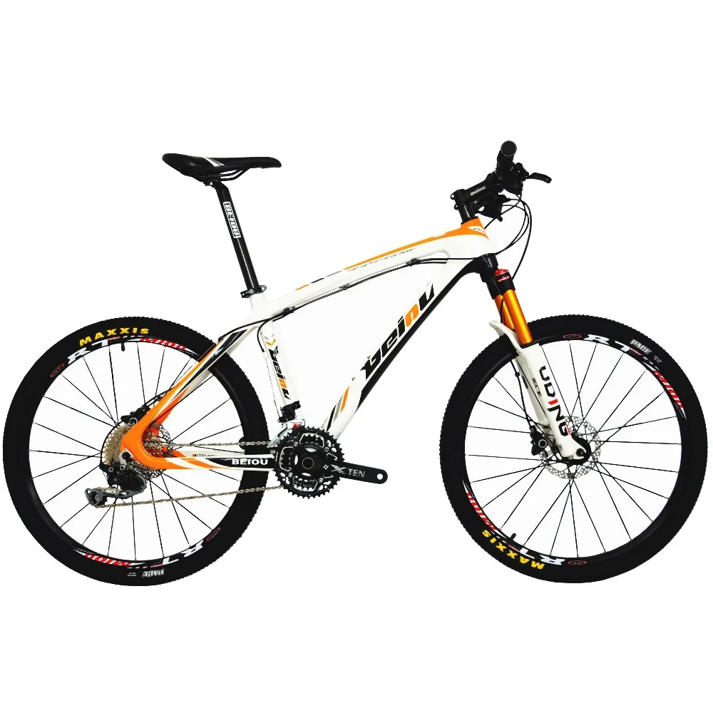 Clearance BEIOU Carbon 26-Inch Mountain Bike Hardtail Trail Bicycle 30 Speed S H I M A N O M610 DEORE MTB 10.8 kg colorful CB005 1