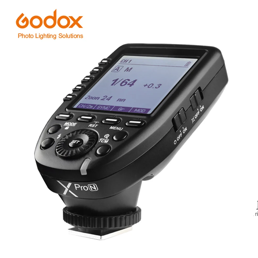 Godox Xpro-N i-ttl II 2,4G X система беспроводного управления дистанционным триггером с 3x X1R-N контрольным приемником для вспышки Nikon - Цвет: Xpro-N