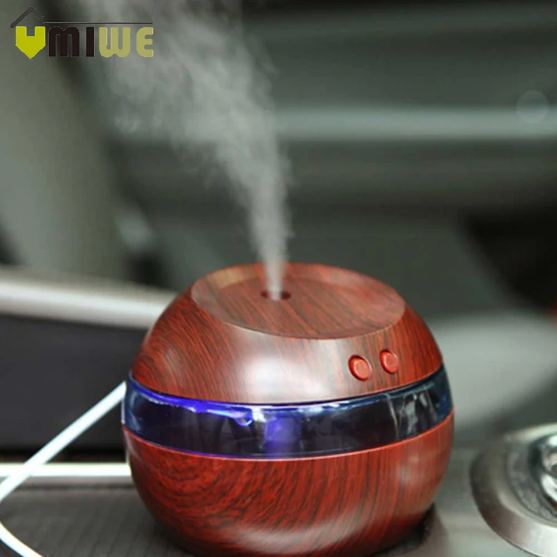 

USB Aroma Essential Oil Diffuser Ultrasonic Cool Mist Humidifier Air Purifier Aromatherapy with LED Night Light for Home Office