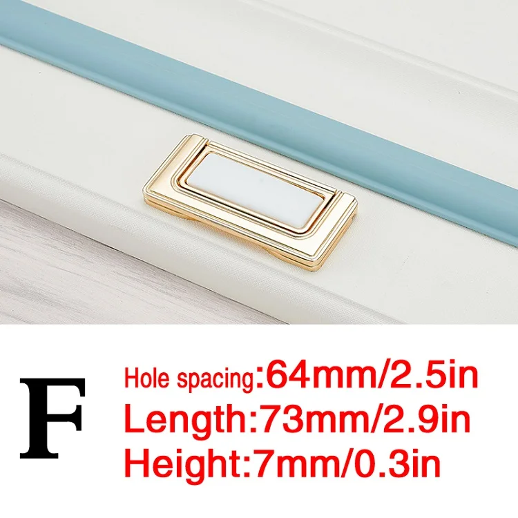 Европейский стиль керамические ручки для ящика дома отеля Шкаф Ручки мебельные аксессуары 7A3006 - Цвет: F