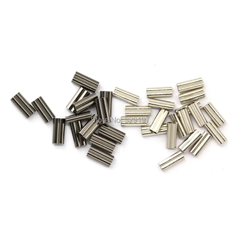 200 шт./лот двойная латунная стальная рыболовная леска фиксированный рыболовный