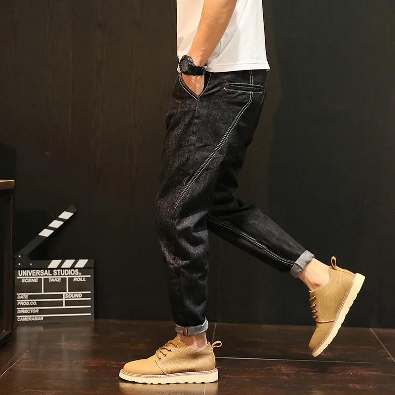 Джинсы мужские на молнии Осень зима|brand jeans men|fashion menjean brands men |