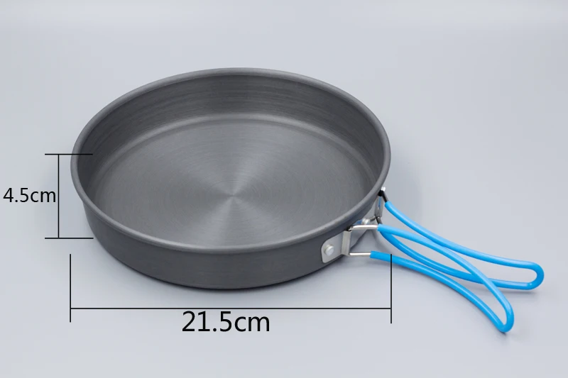 Ultraligero camping cocina Sartenes Vajilla mango plegable camping Utensilios de cocina Set 2-3 pepoles