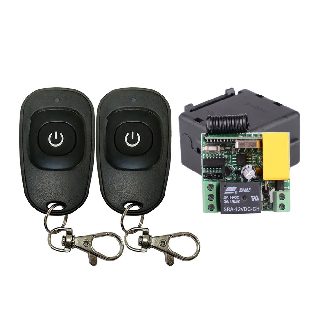 

AC 220V 1CH RF Wireless Switch Light Lamp LED Home Appliance Wireless Remote Control Switch + Black Color Transmitter 10pcs