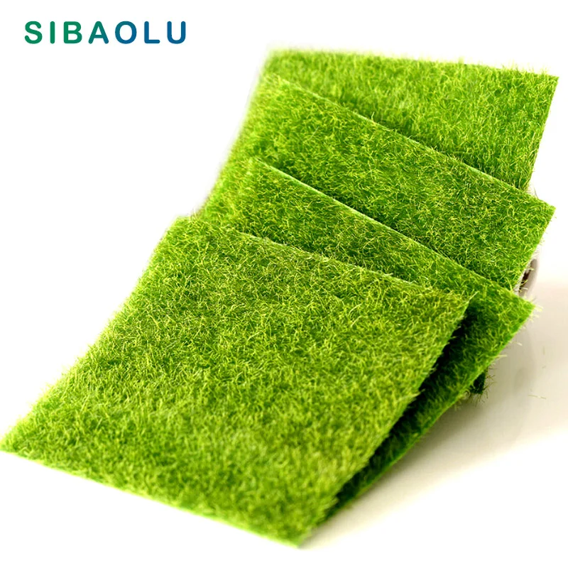 15cm Simulation Square Grass Home Decor Moss Miniature Fairy Garden ...