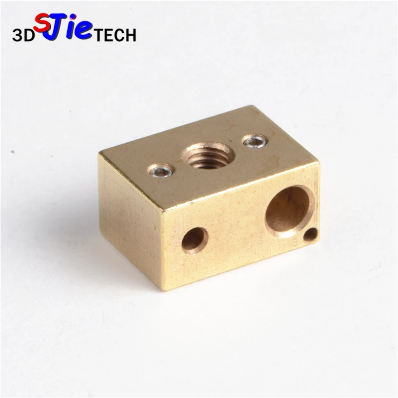 1pcs V6 hotend brass heating block 22x16x11.5mm high temperature heater for 3D printer parts | Компьютеры и офис