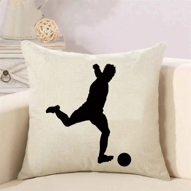 Pillowcase World Cup Brazil Football Linen Cushion cover (9)