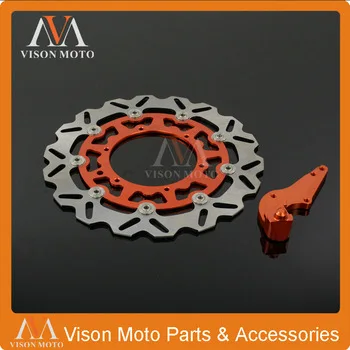 320MM Floating Brake Discs+Bracket For KTM SX XC XCW SXF XCF XCFW EXC 125 144 150 200 250 300 350 450 505 530 Pit Bike Motocross