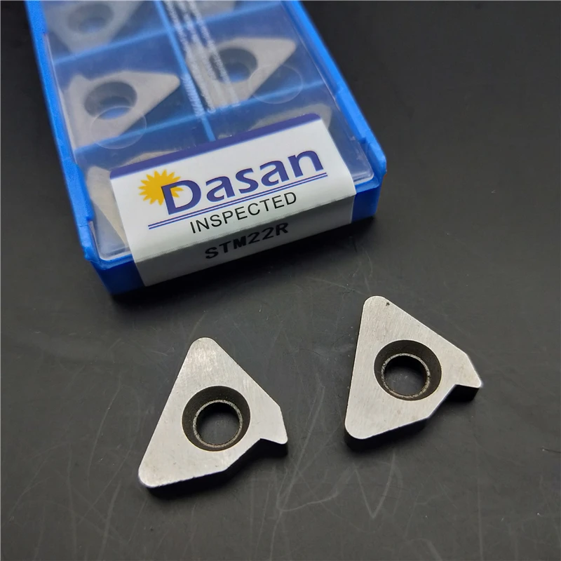 

STM22R 10pcs Carbide Thread Insert Shim Seats thread cutter Universal 22ER N60 thread Arbor Accessories Seismic iron