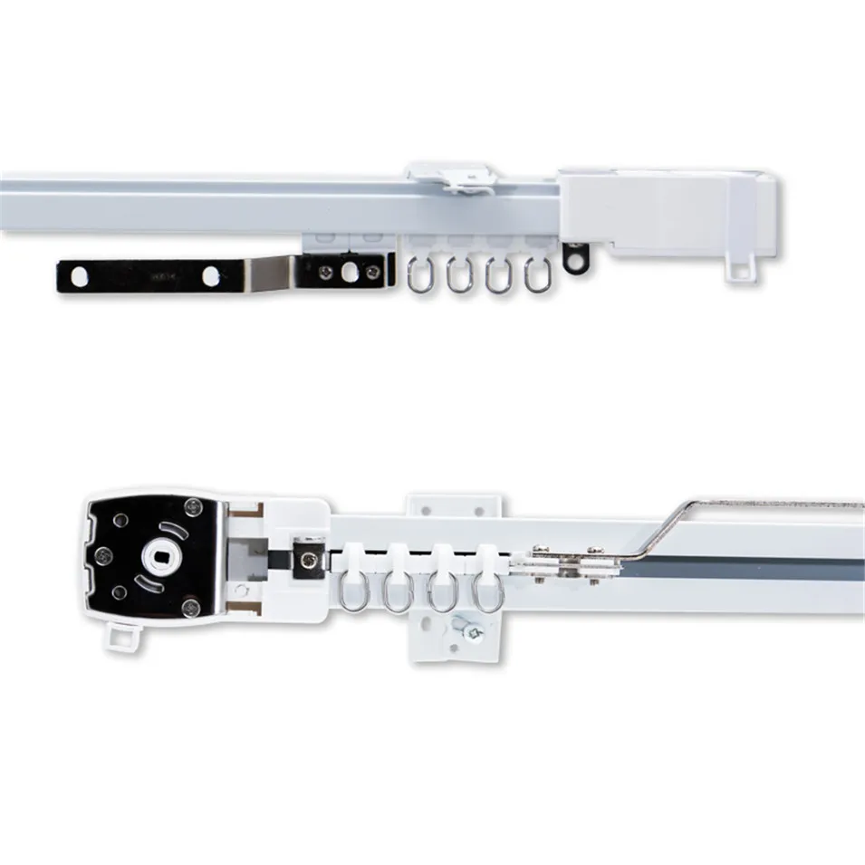 2.5M Xiaomi Super Silent Electric Curtain Track for Mijia Aqara Motor,Automatic Curtain Rails/Cornice,Ceiling Instal,Double Open