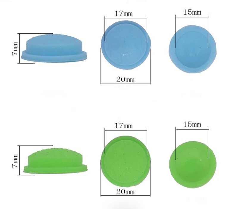 20 шт. хвост водонепроницаемый переключатель кнопка резиновая Кнопка Светодиодный заряд блики фонарик переключатель аксессуары уплотнение резиновая крышка