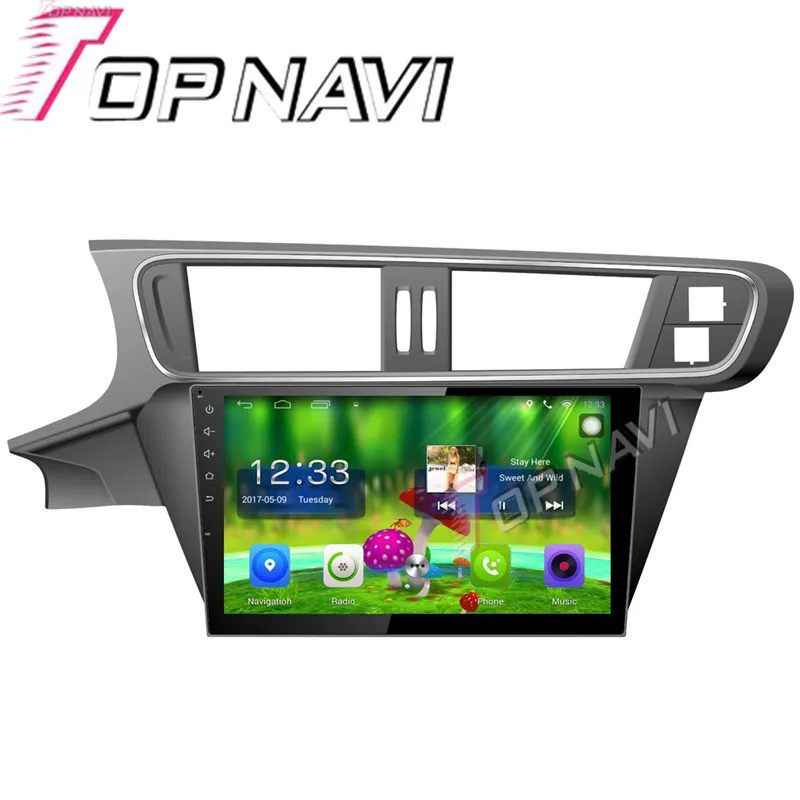 Автомобильный gps навигатор Topnavi 10 1 дюйма четырехъядерный Android 6 0 для Citroen C3 XR радио