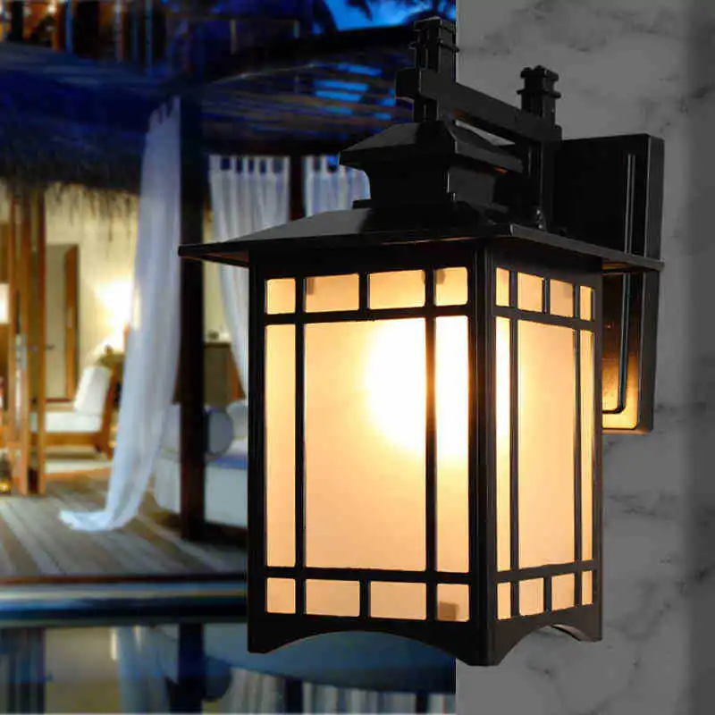 

Porch Lights road wall waterproof lamp garden terrace balcony wall lamp Continental Villa outdoor Lighting no beside E27 lamp