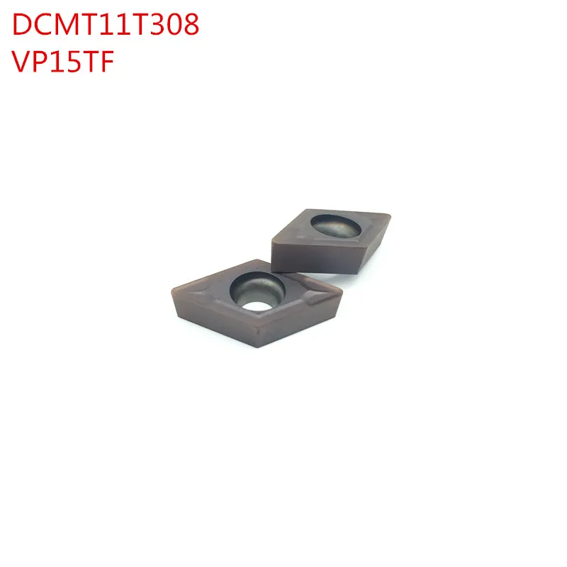 

DCMT11T308 VP15TF 50PCS carbide inserts Internal latter cutter turning tool cnc machine cutting tools tungsten