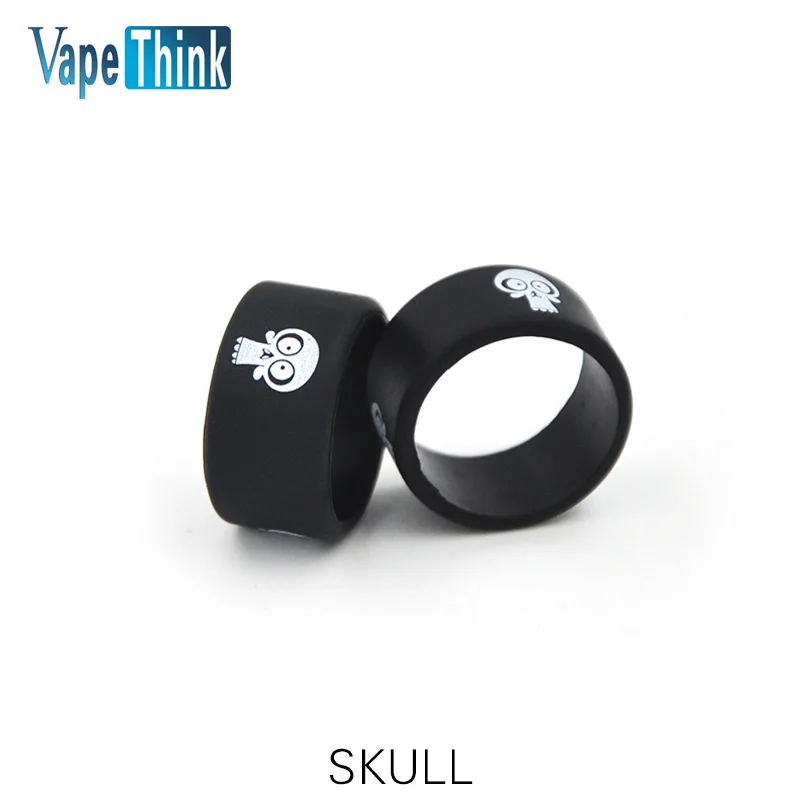 5 шт./лот Vapethink Прохладный Череп мягкий резиновый силиконовый кольцо гель Vape