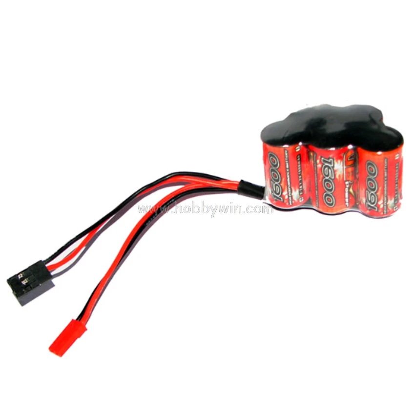 

6V/1600mAh NiMH RX battery Trapezoidal & Straight pack for option RC model vehicle Receiver power set