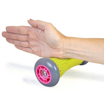 

Yoga Massage Wheel Fitness Body Foot Hand Recovery Massage Roller Training Circle Pulley can CSV