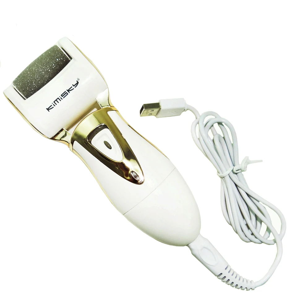 KIMISKY Gold перезаряжаемый инструмент для ухода за ногами педикюр персональный уход за ногами отшелушивающие электрические педикюрные инструменты 3 шт. Роликовые головки для ног
