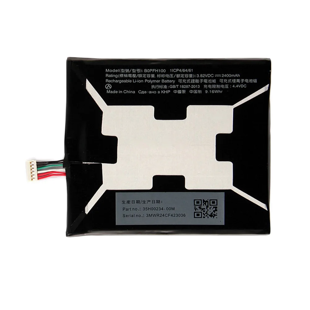 Bopfh100 para Htc Lote Desire Eye M910x M910n Bateria 2400mah 3.82v Recarregável Li-polímero 20 Pçs - B0pfh100 4 Telefonia e Comunicação