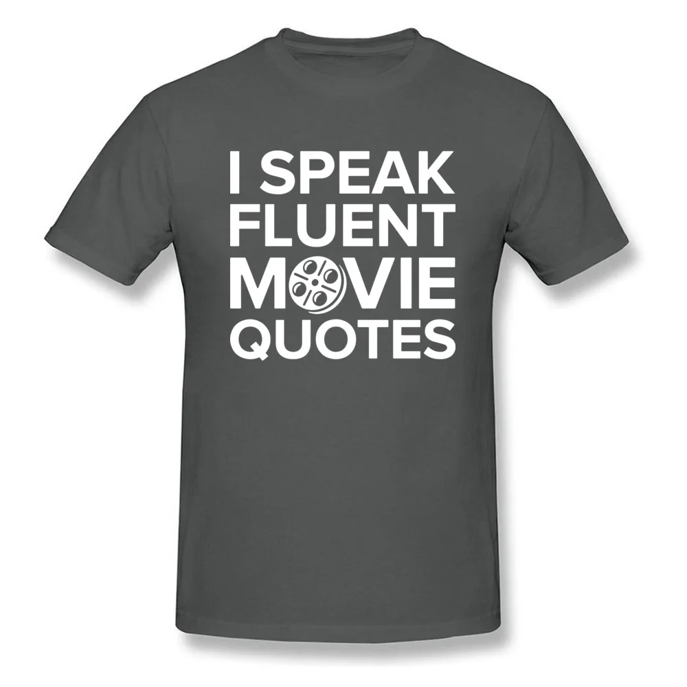 I Speak Movie Tshirts 2018 Hot Sale Short Sleeve Casual All Cotton Round Neck Men's Tops Shirt Casual Tee-Shirt Father Day I Speak Movie carbon