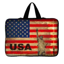 Американский флаг США Тетрадь сумка Smart Cover для Ipad Macbook Laptop Sleeve " 10'' 12 ''13 ''14'' 15 ''17'' сумка для ноутбука