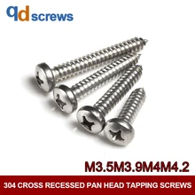 304 M3.5M3.9M4M4.2Cross recessed pan head tapping screws self-tapping Phillip round screw GB845 DIN7981 ISO 7049 304 M3.5M3.9M4M4.2Cross recessed pan head tapping screws self-tapping Phillip round screw GB845 DIN7981 ISO 7049