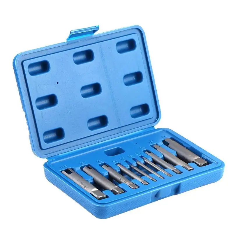 

10pcs Damaged Nut Bolt Remover Stud Extractor Set Broken Screw Removal Kit