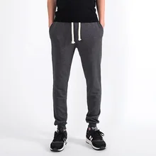 Хлопок Для мужчин Jogger Спортивная Штаны Повседневное эластичный хлопок Для мужчин s Фитнес тренировки Штаны узкие пот Штаны брюки джоггеры Штаны