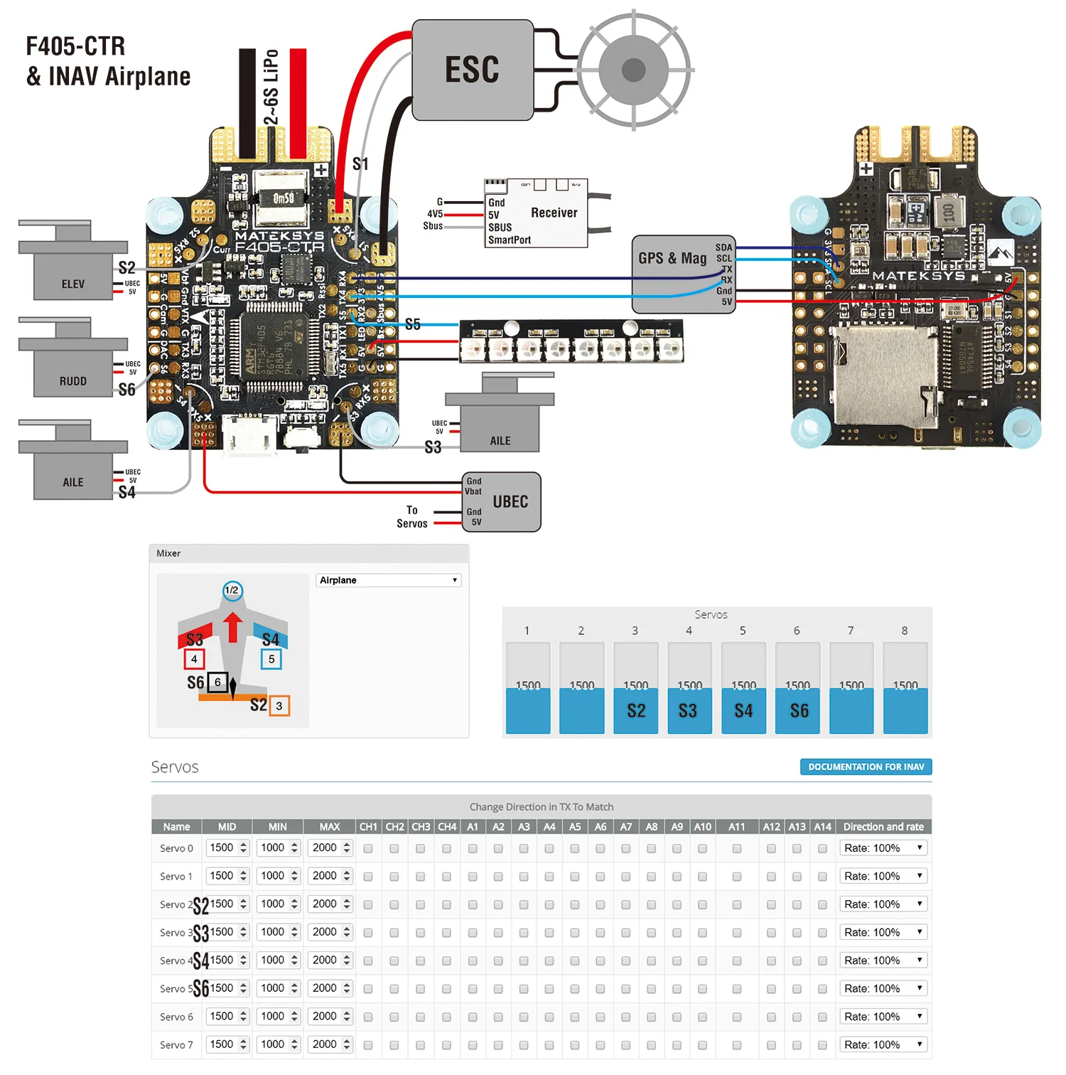 Matek MATEKSYS F405-CTR F405 AIO BFOSD STM32F405 Контроллер полета встроенный PDB 5 V/2A BEC слот для sd-карты BMP280 для F4 RC Дрон