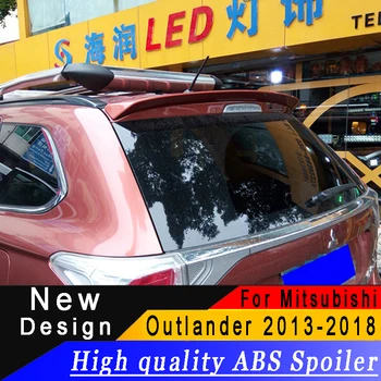

High quality ABS spoiler For Mitsubishi Outlander 2013 to 2018 roof Small spoiler Primer or any color rear spoiler for Outlander