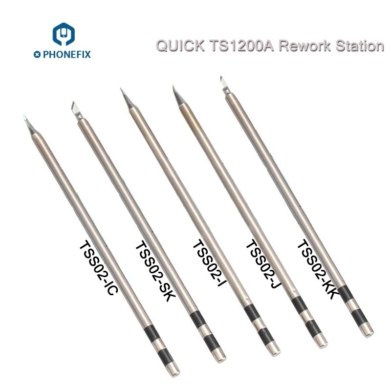 

Original Solder Iron Tip for QUICK TS1200A Soldering Station Weld Pen for Mobile Phone Motherboard Repair Jumper Wire Soldering