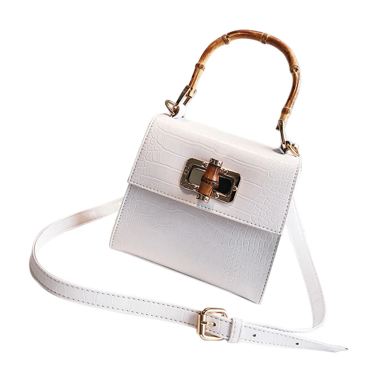 

Crocodile Pattern Ladies Handbag Fashion Casual Shoulder Bag Simple Messenger Bag Crossbody Bags Square Bag