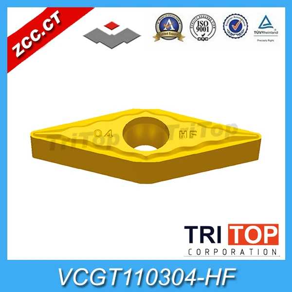 ZCCCT ceramic turning inserts CNC turning inserts VCGT110304 HF YBC251