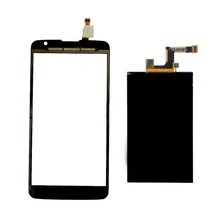 Получить скидку Для LG G Pro Lite D685 D686 Сенсорный экран планшета Сенсор Стекло + ЖК-дисплей Дисплей Панель Мониторы