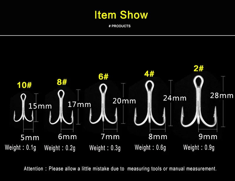 10 шт./пакет рыболовные крючки с высоким содержанием углерода супер сильный Сталь тройными крючками для ловли карпа рыболовные снасти Pesca