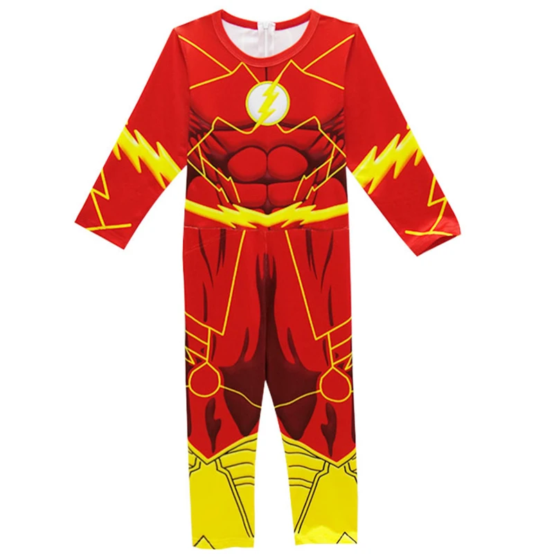 Костюмы для мальчиков с изображением героев мультфильма «супергерой»; одежда для малышей; Детские вечерние костюмы на Хэллоуин; комбинезон+ маска