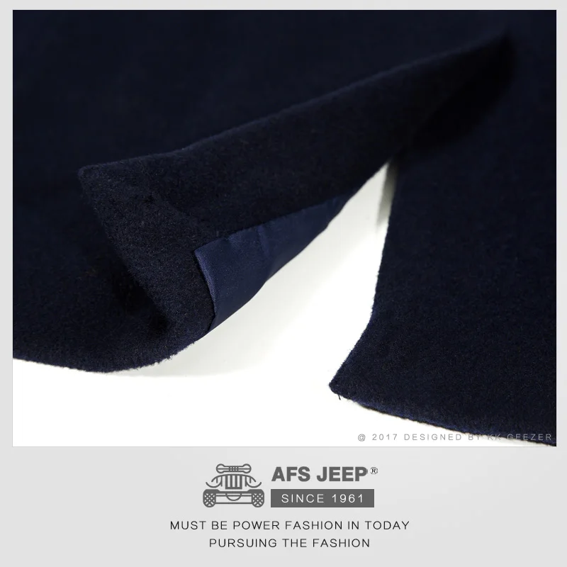 80% OFF Winter Wool Windbreaker New Fashion Woolen Coat Casual Men Coat Thick Outdoor Men's Cashmere Jacket Overcoat Manteau Homme