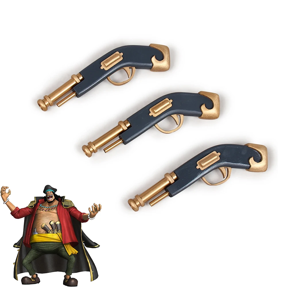 

ONE PIECE Blackbeard Pirates MarshallDTeach Gun Replica Cosplay Prop 3PCS